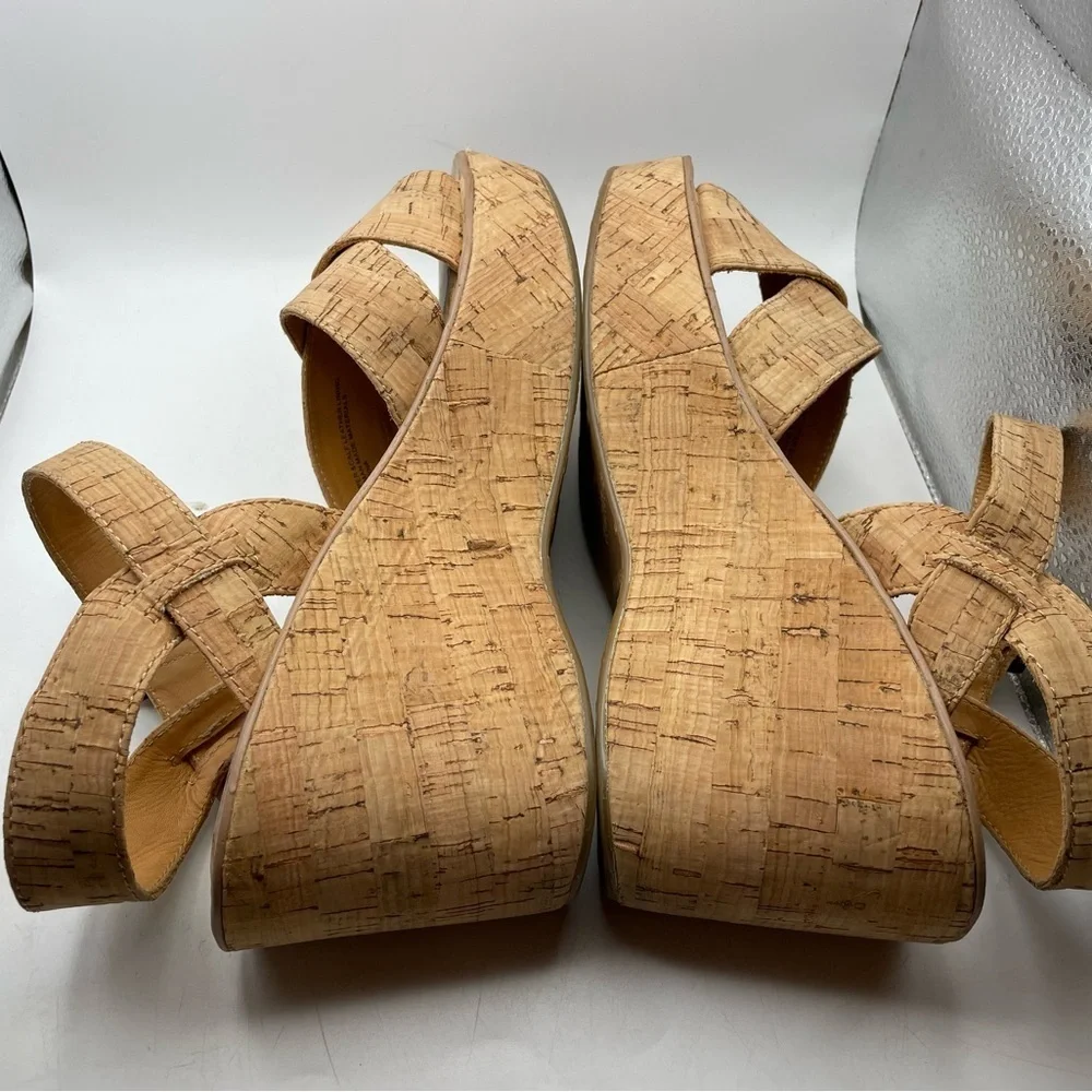 Kork-Ease Cork platform Wedge Sandals size 11